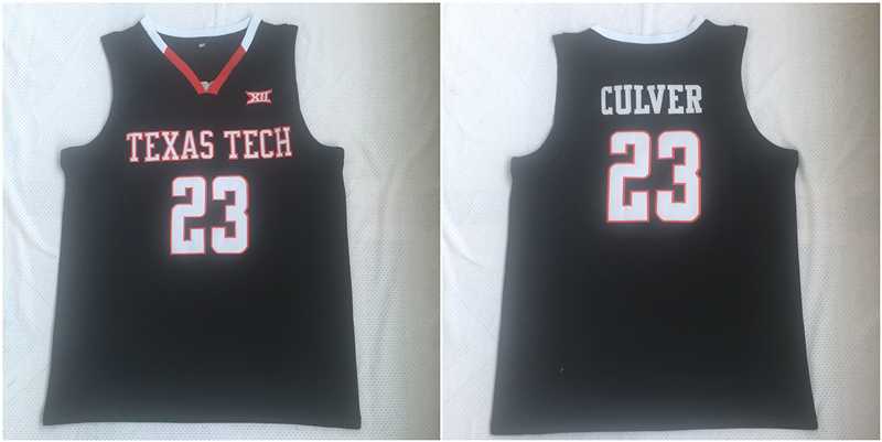Texas Tech Red Raiders 23 Jarrett Culver Black College Basketball Jersey,We sell and wholesale Texas Tech Red Raiders 23 Jarrett Culver Black College Basketball Jersey on line form chian!